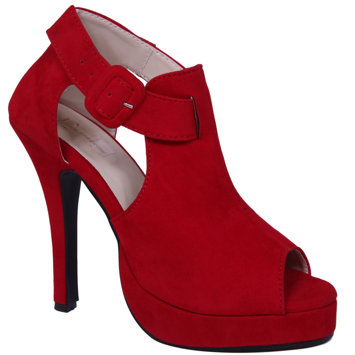 Buy John sparrow JS107 Red hot sweet High heel stiletto Online @ ₹1499 ...