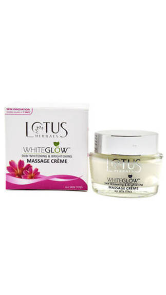 Buy Sriven Lotus Herbals White Glow Massage Cream 60 G Online @ ₹360 ...