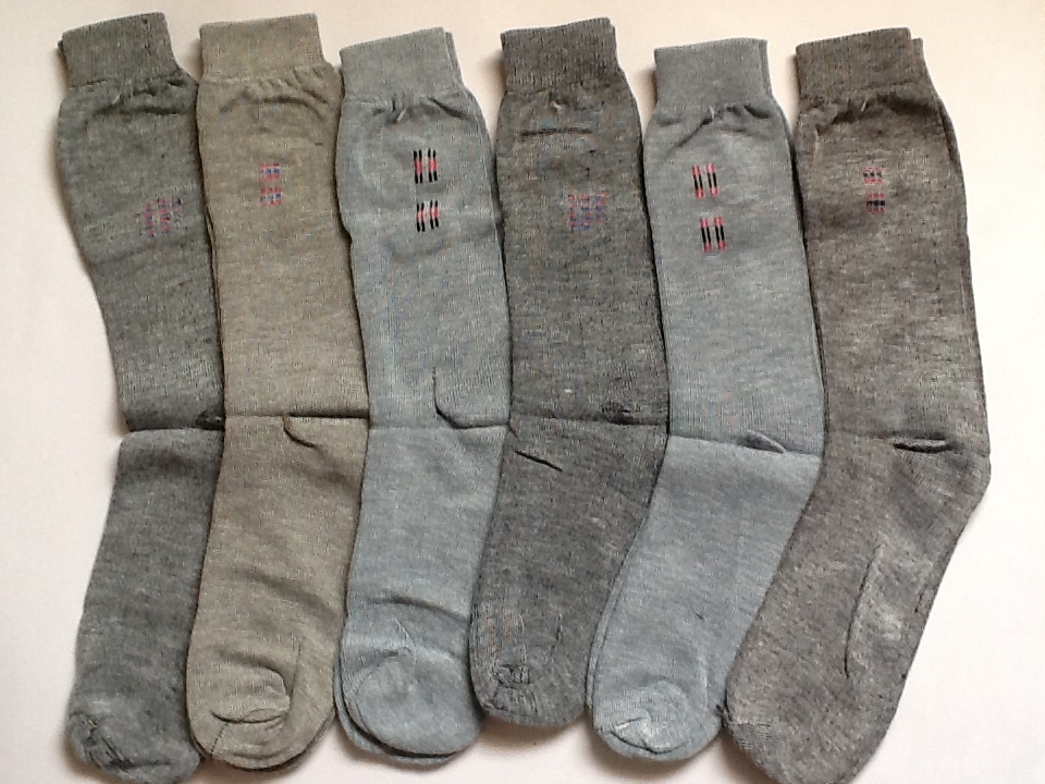 6 Pairs Of Socks Sweat & Smell Proof (100% Cotton)