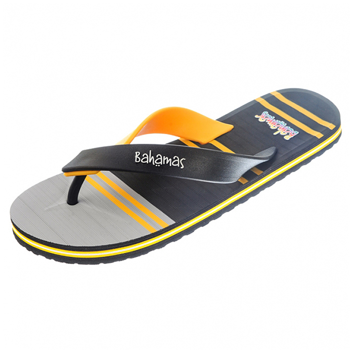 Buy Bahamas Latest Black & Yellow Sleepers By House Of Relaxo Footwears ...