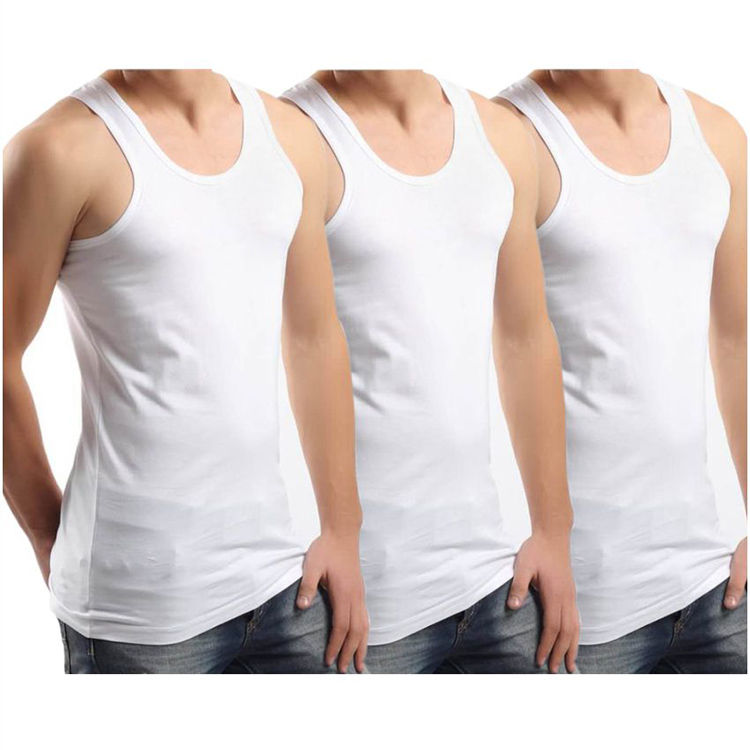 Buy Blessing Pitch Men White Vests-Pack Of 3 Online @ ₹497 from ShopClues