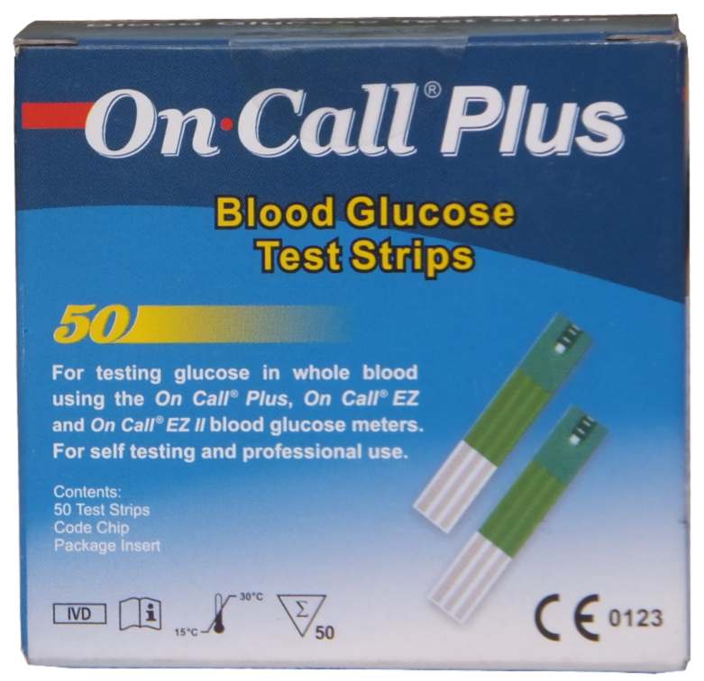 Buy On Call Plus Strips 50 Tests Online ₹600 from ShopClues