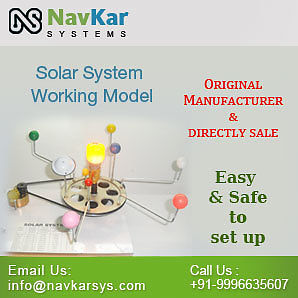 Solar System Working Model | Solar Educational Kits | Sun with Planet Model