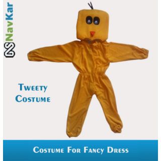 Tweety Bird Costume For Child Fancy Dress Competition Small Size 4 - 7 Years