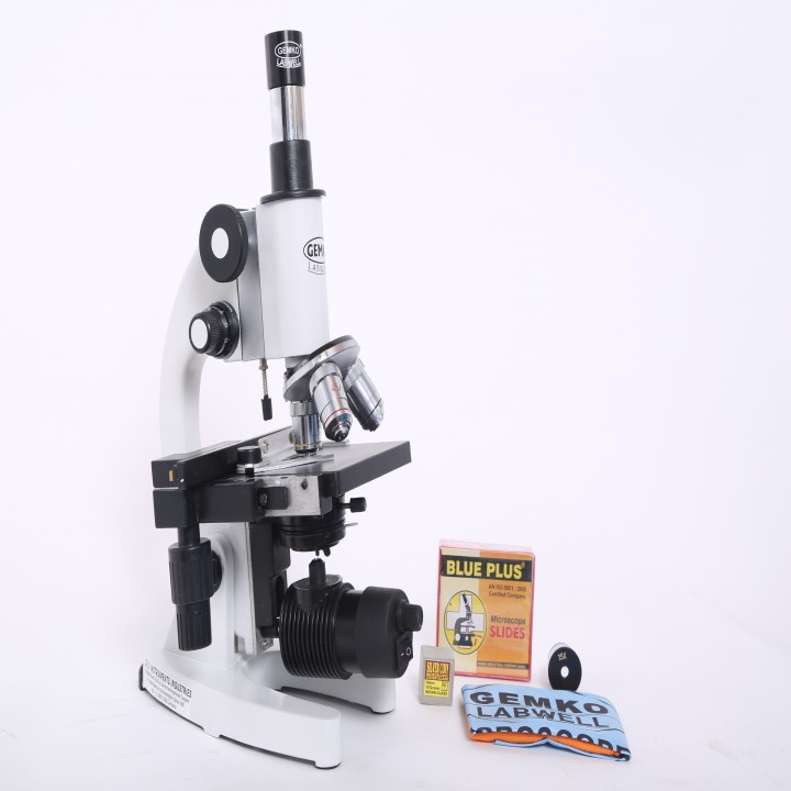 medical microscope with l e d light Microscope Kit With 50 Blank Slides