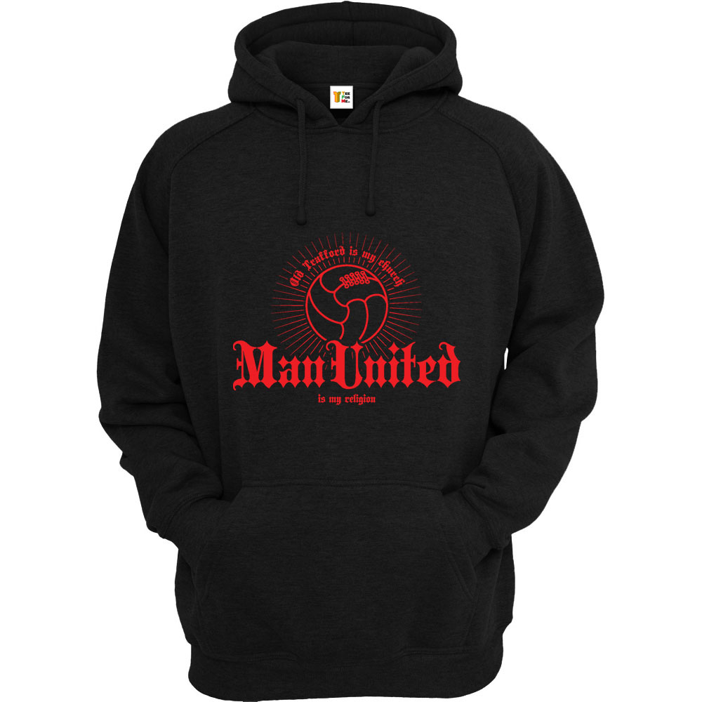 Buy Man united Customized Hoodie Online @ ₹1299 from ShopClues