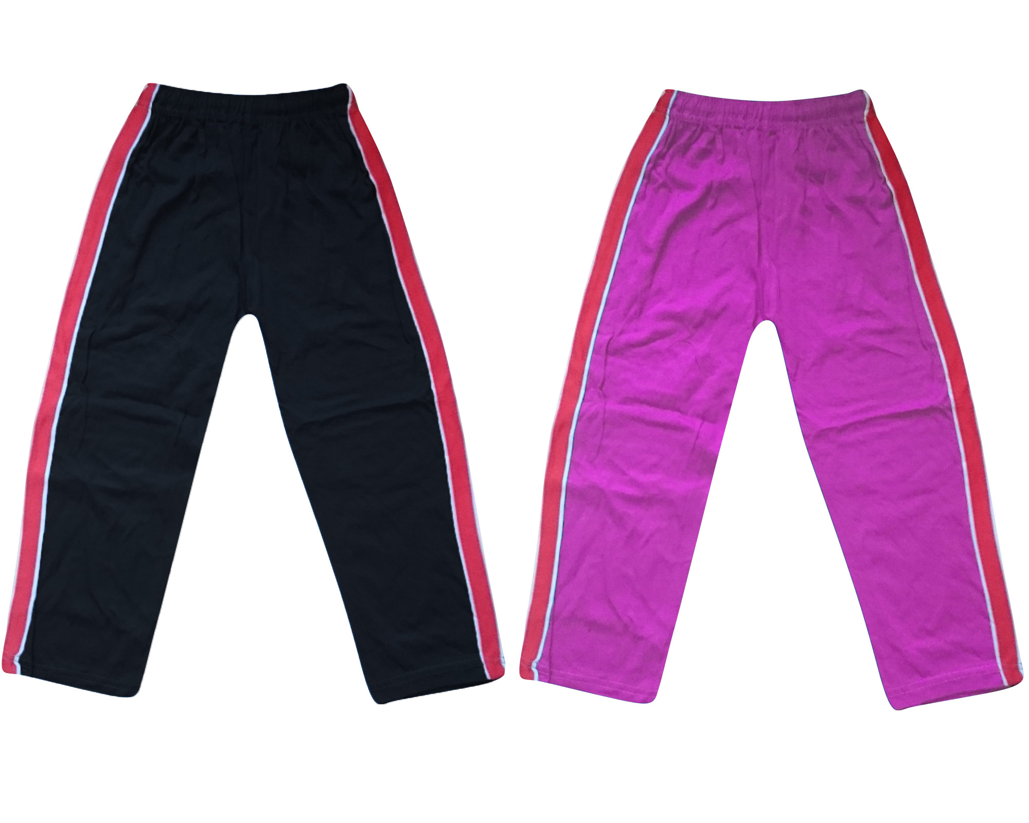 Buy Combo of 2 Boys Pure Cotton Track Pants Assorted Color Online ...