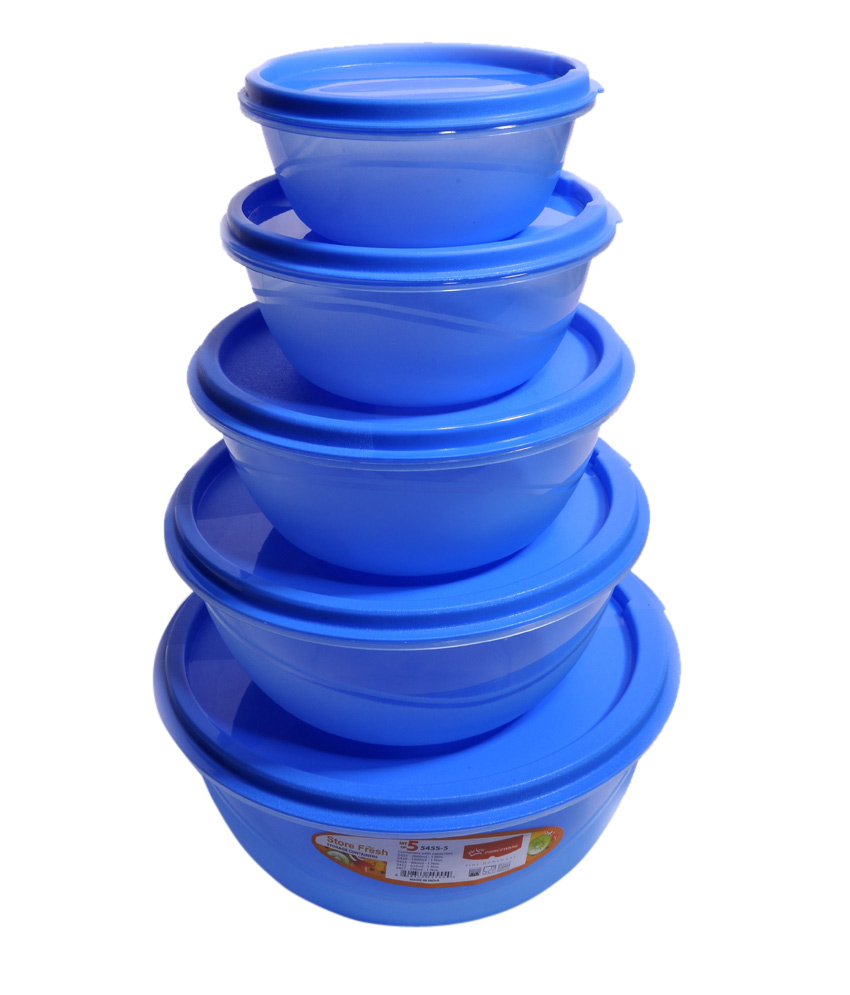 Buy Princeware Storage Container Set of 5 Online ₹349 from ShopClues