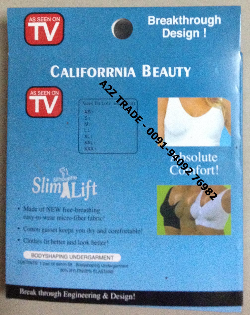 Original Ahh Bra Seamless Nylon Bra Size XXL Or XXXL