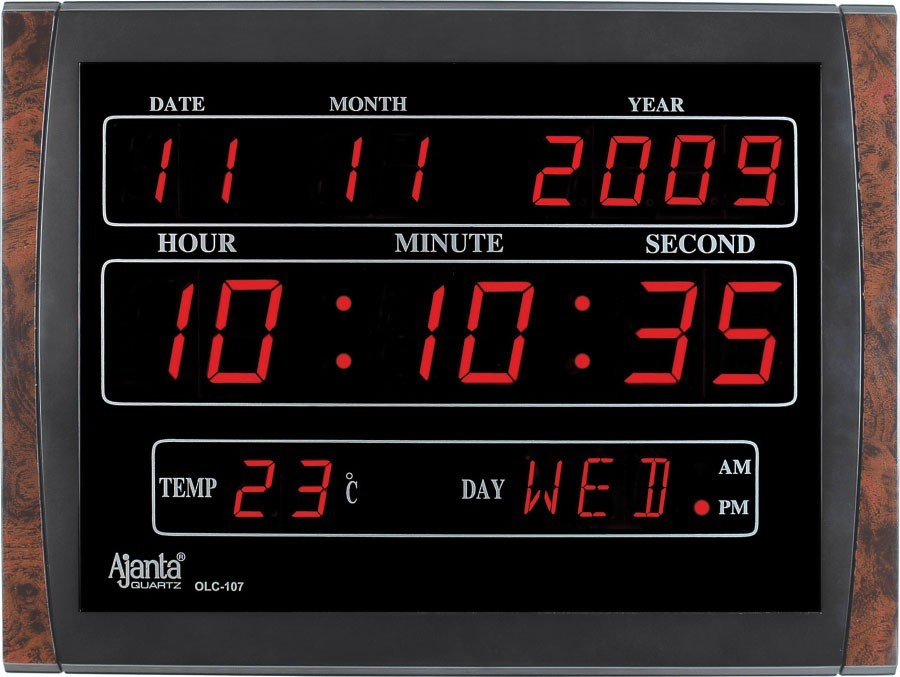 Ajanta LED Digital Wall Clock - OLC-107