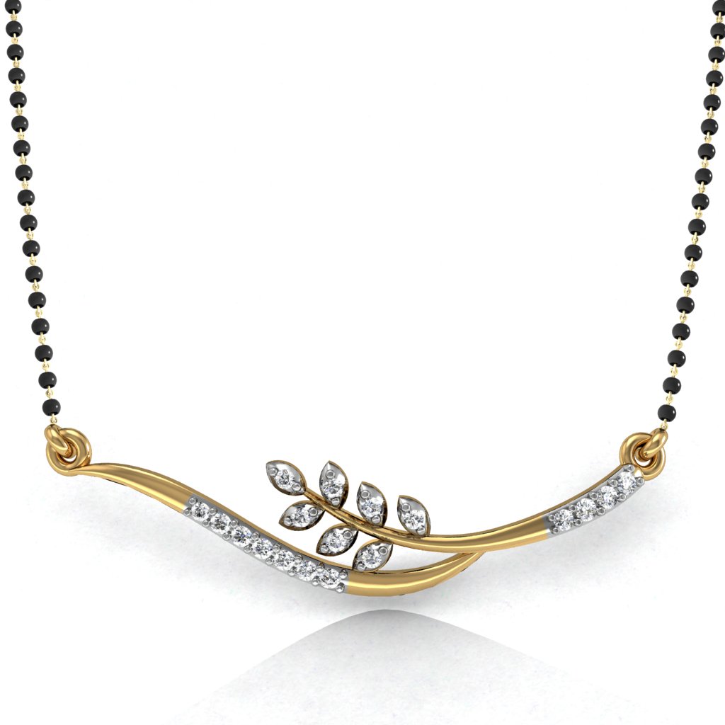 Online Ping Site Mobiles Electronics Fashion Clothing Mani Jewel 14kt Certified Diamond Mangalsutra Design 7 Free Special Heart Pendant In Sterling Silver Worth Rs 1733