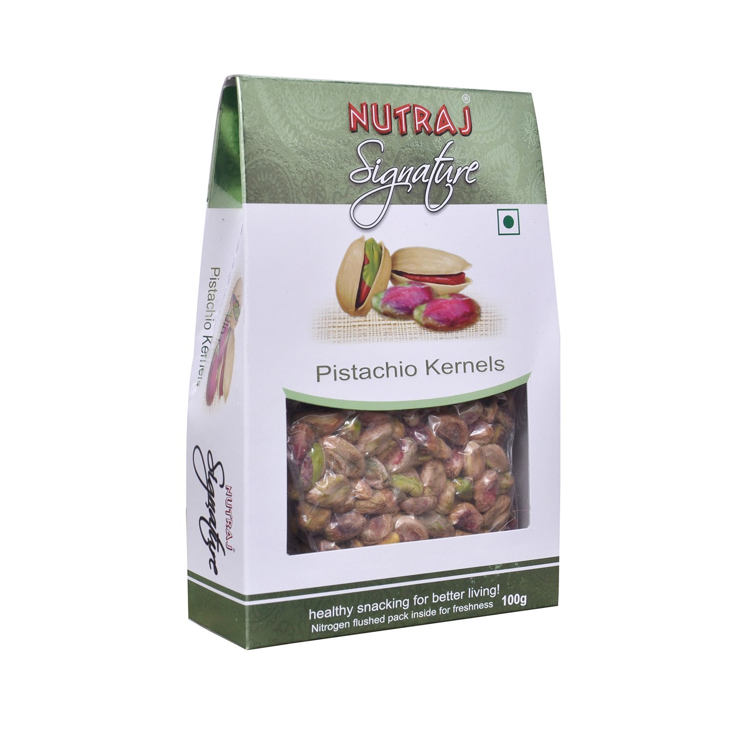 Buy Nutraj Signature California Pistachio Kernels, 100g Online ₹230