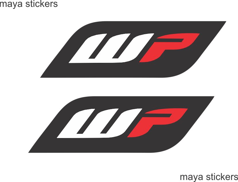 Buy WP logo decal/sticker for KTM and other bike fork, suspension ...