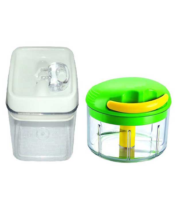 Buy Easy Lock White Mirror Finish Airtight Container With Ultimate ...