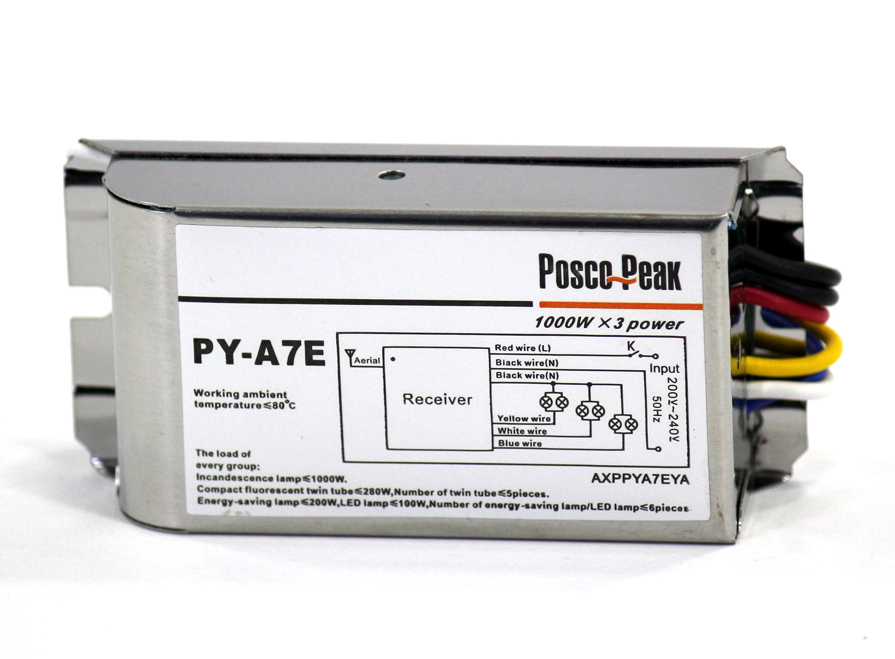 Buy POSCO PEAK REMOTE CONTROL SWITCH PYA7E 1000W X 3 POWER CHANNEL