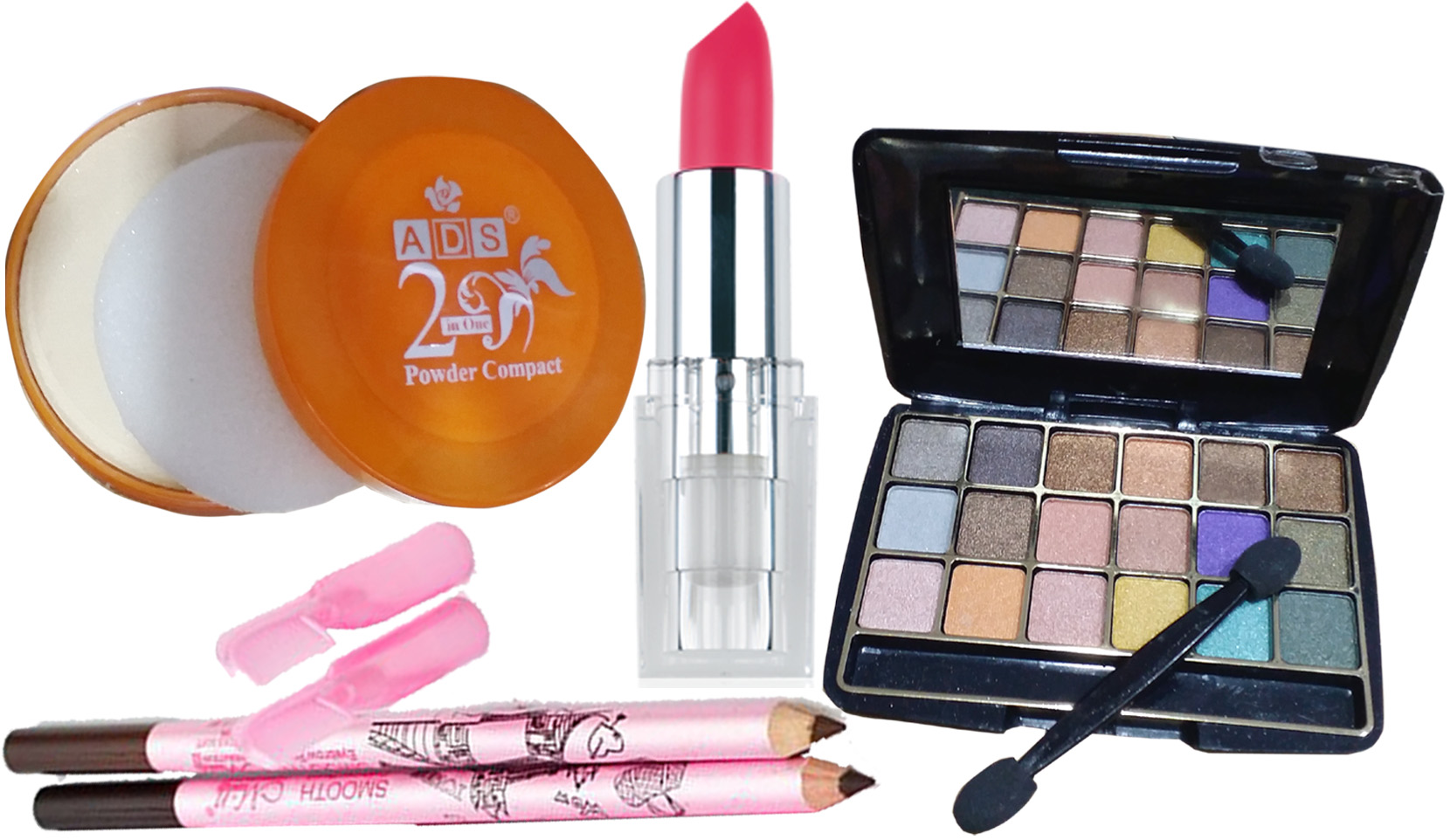 Buy Makeup Kits (ADS 4 in 1) Combo Pack Online ₹709 from ShopClues