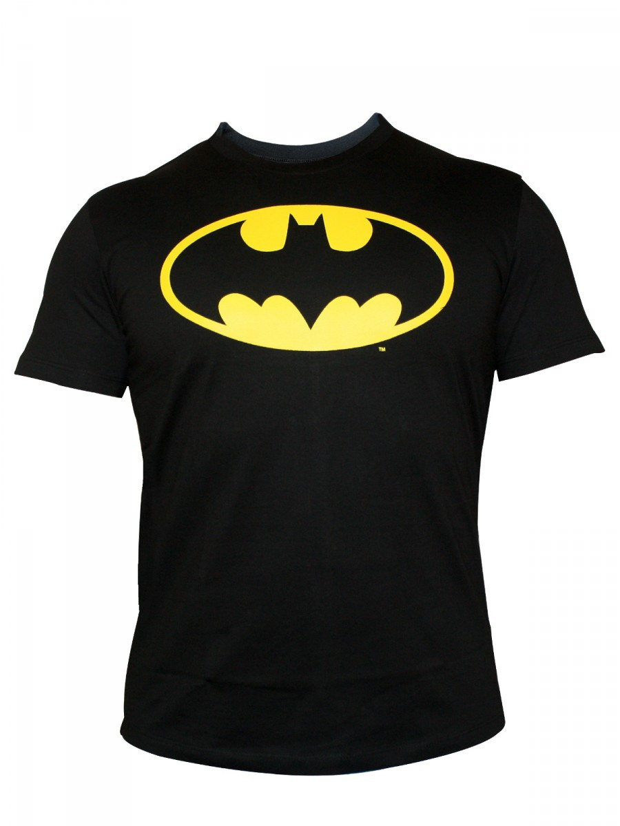 Buy Planet Superheroes Batman Logo Black T-Shirt Online @ ₹599 from ...