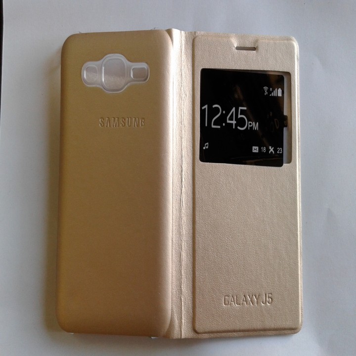 Buy FLIP COVER FOR SAMSUNG J7 CALLER ID GOLD (SCREEN GURAD FREE) Online ₹259 from ShopClues