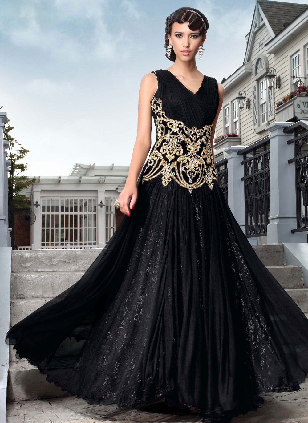ladies gown party wear images