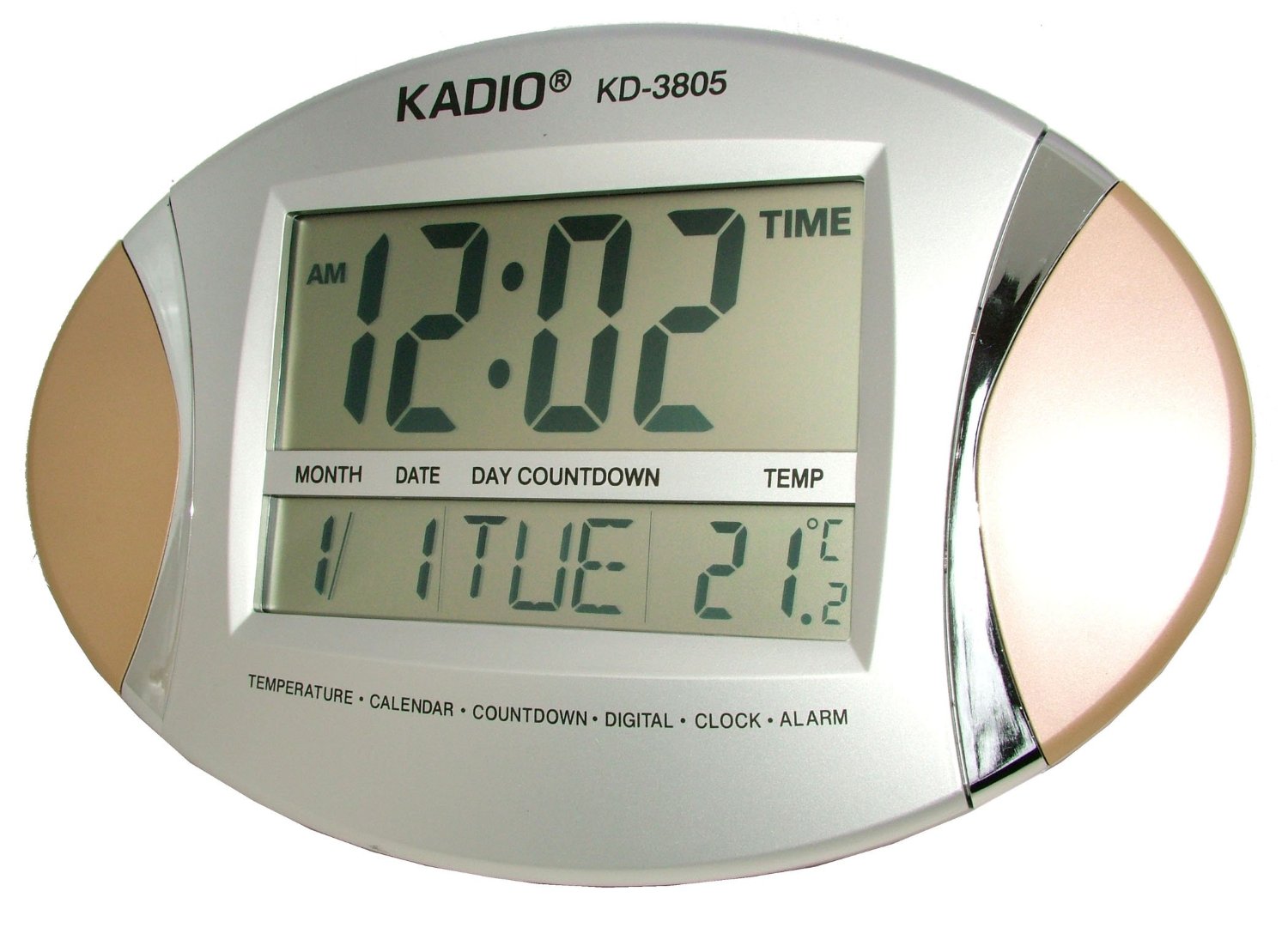 kadio-jumbo-lcd-wall-clock-with-calendar-temperature-timer-and-alarm