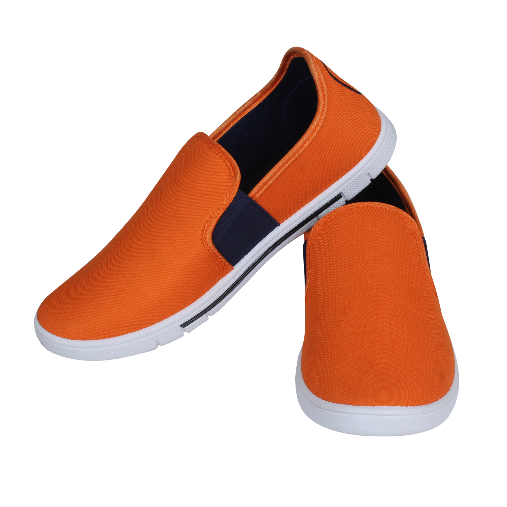 Buy Clymb Mens Orange Slip on Casual Shoes Online @ ₹499 from ShopClues