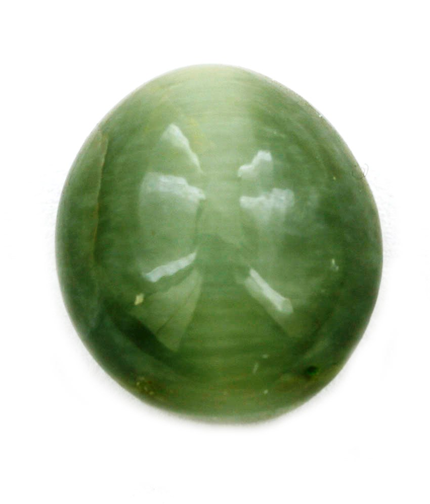 Buy Cats Eye (Lehsunia) Certified Natural Gemstone 6.52 Carat/ 7.24