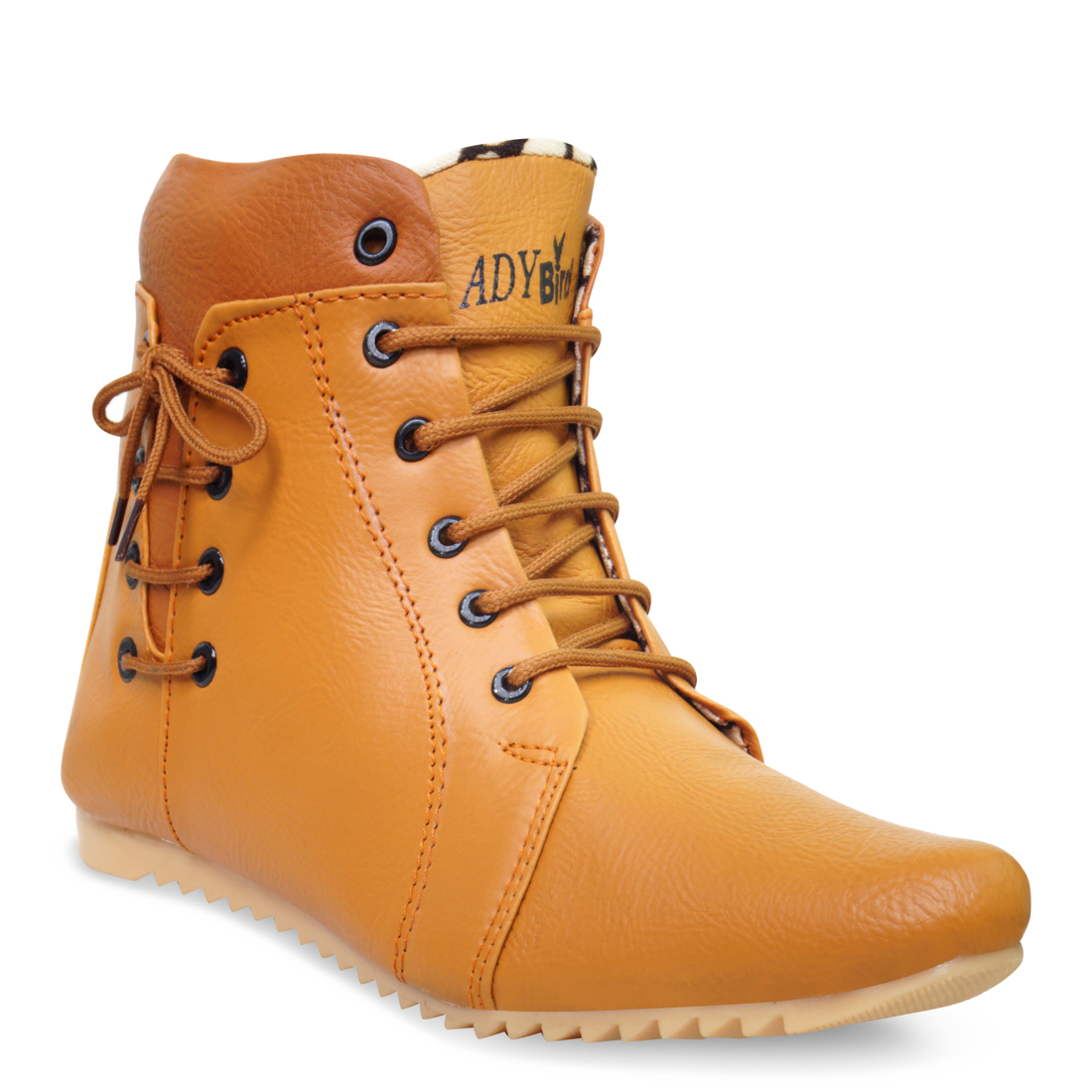 Buy Adybird Mens Tan Lace-up Boots Online @ ₹999 from ShopClues