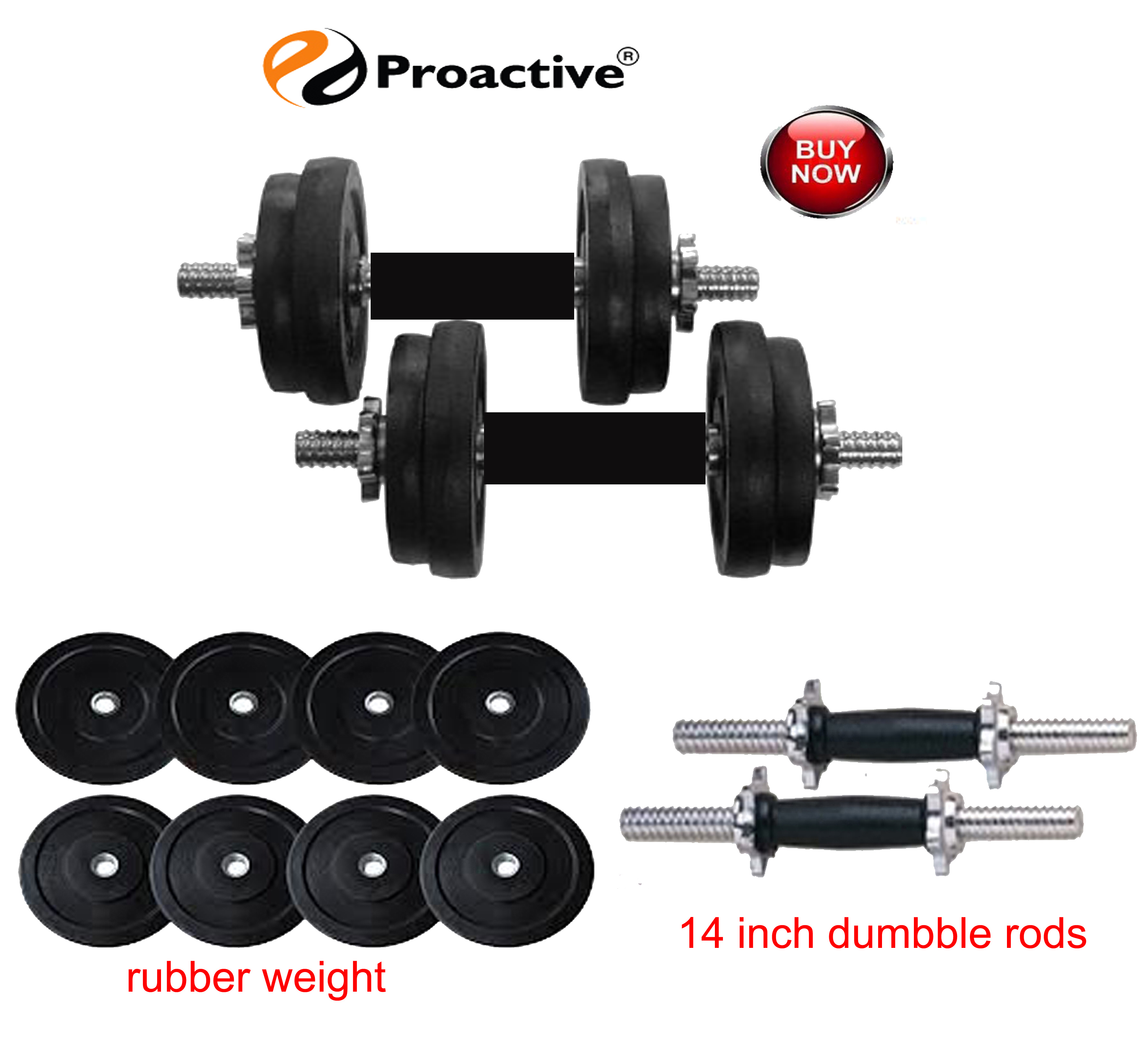 rubber dumbbells