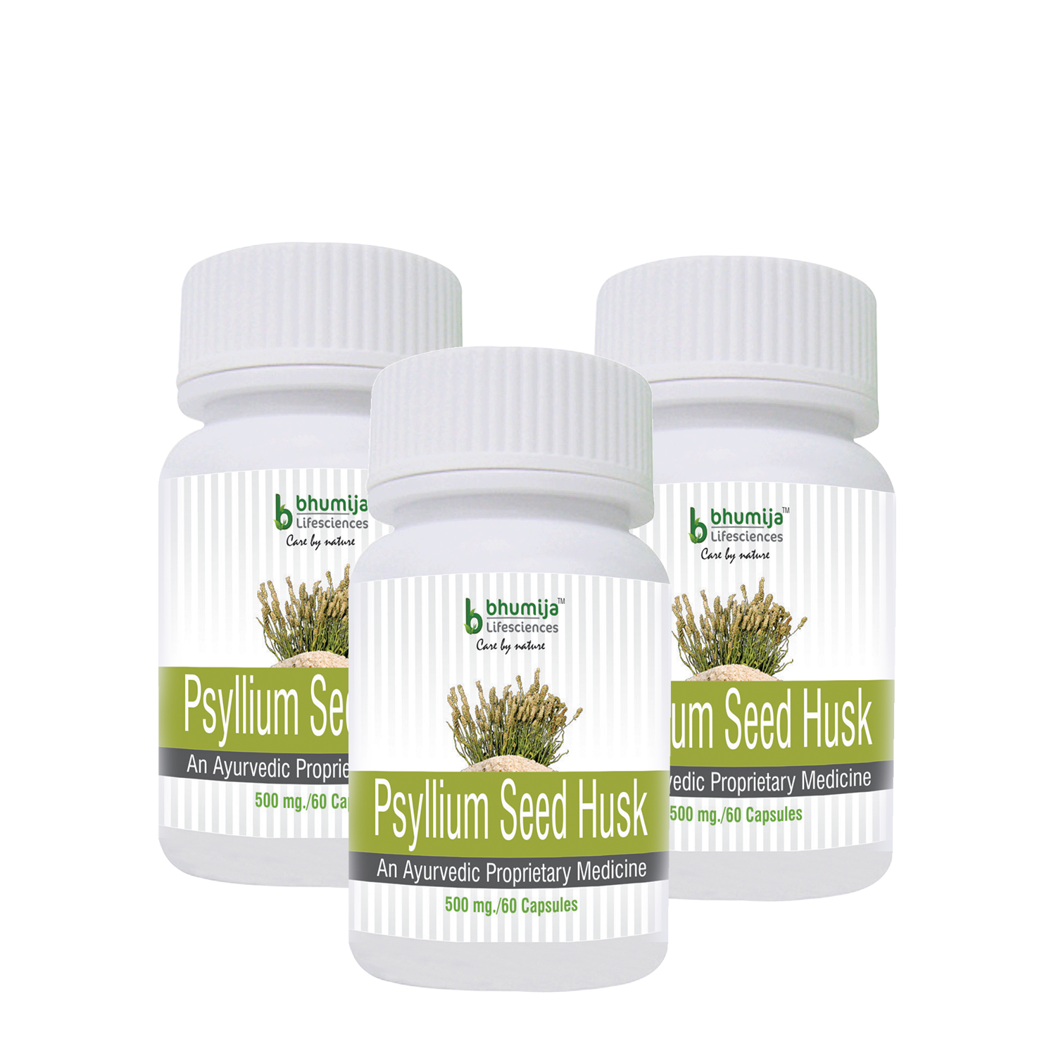 Buy Psyllium Husk (Isabgol) Capsules 60s - Relief From Constipation ...