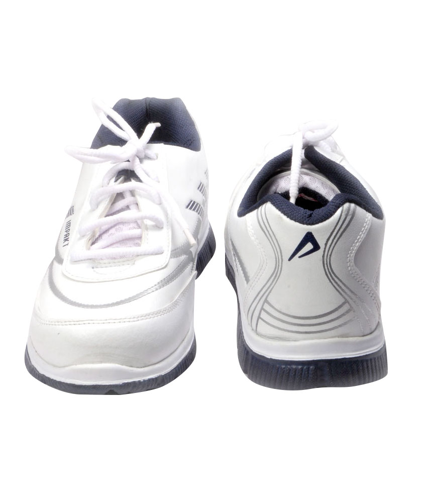 Buy Ajanta Men White Sports Shoe Online @ ₹499 from ShopClues