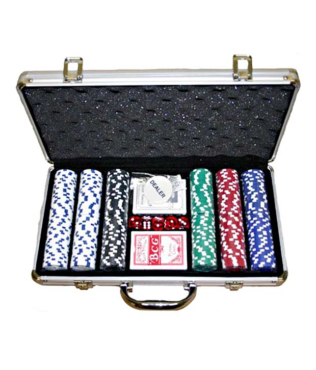 Buy CASINO SIZE POKER CHIP GAME SET 300 PCS Online