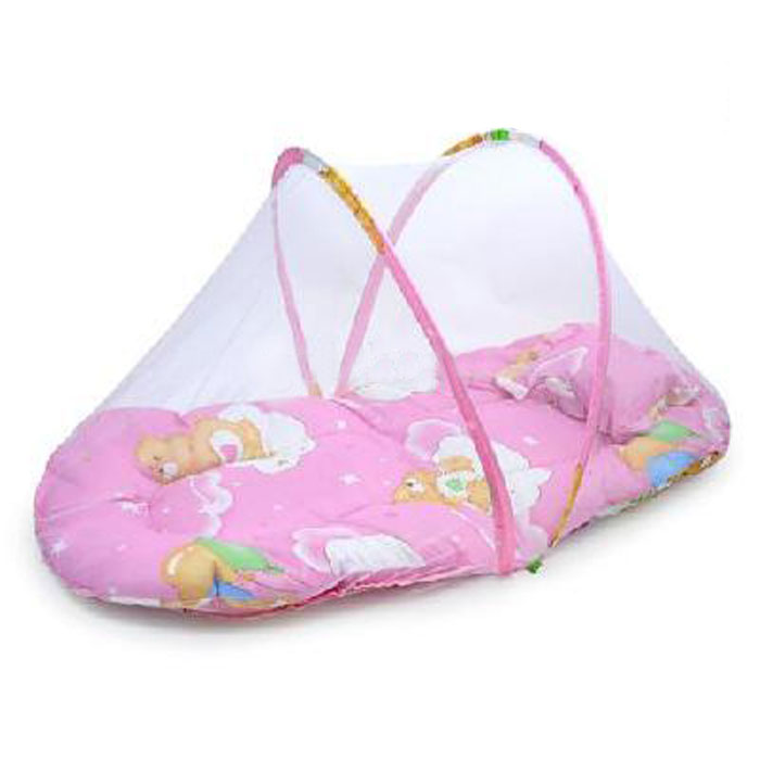 handloomdaddy Baby Bed Set ''With Mosquito Net'' Attractive Gift