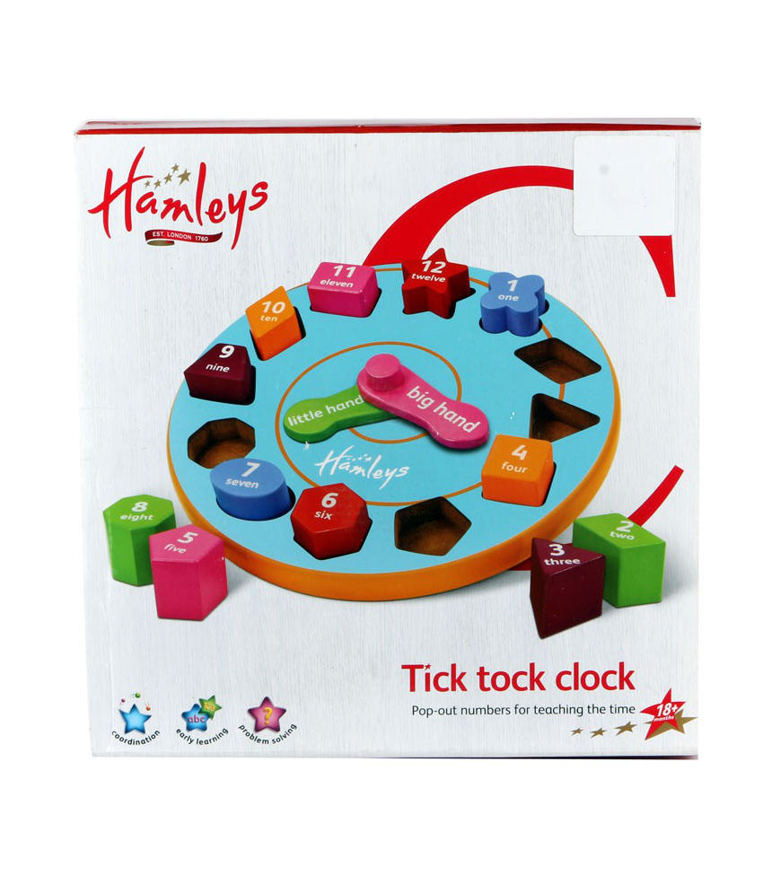 Buy Hamleys Wooden Teaching Clock Online ₹1499 from ShopClues