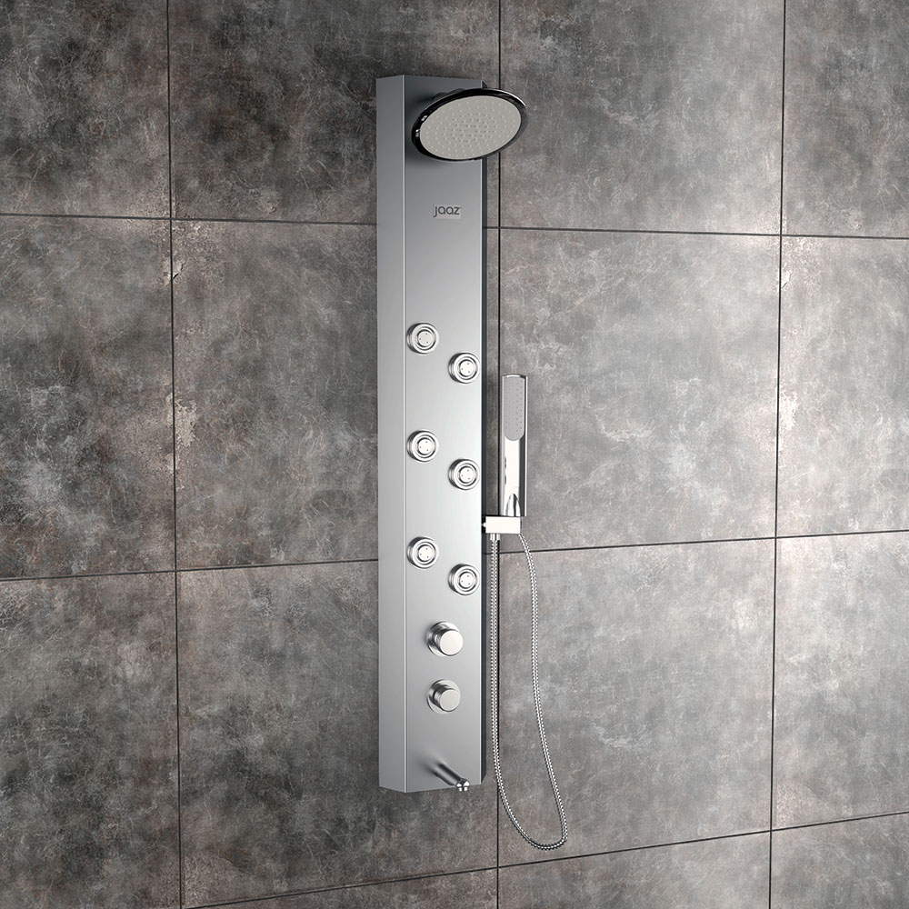 Buy Clyde Steel Matte Shower Panel Online ₹16500 from ShopClues