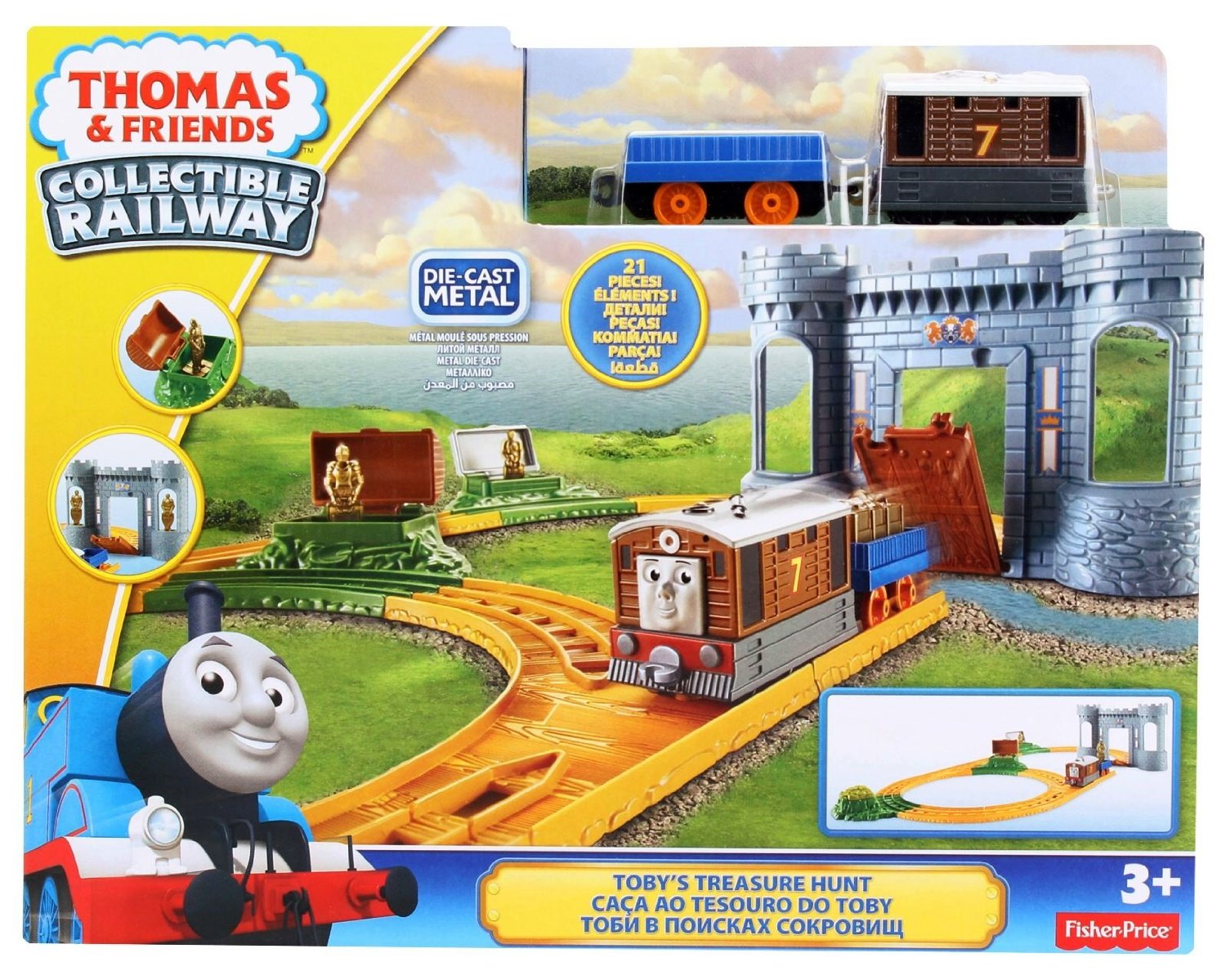 Buy Thomas And Friends Tobys Hidden Treasure Castle Online @ ₹863 from ...