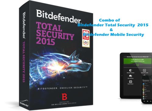 Buy Bitdefender Total Security 3 PC 1 Year 2015 + Bitdefender Mobile ...
