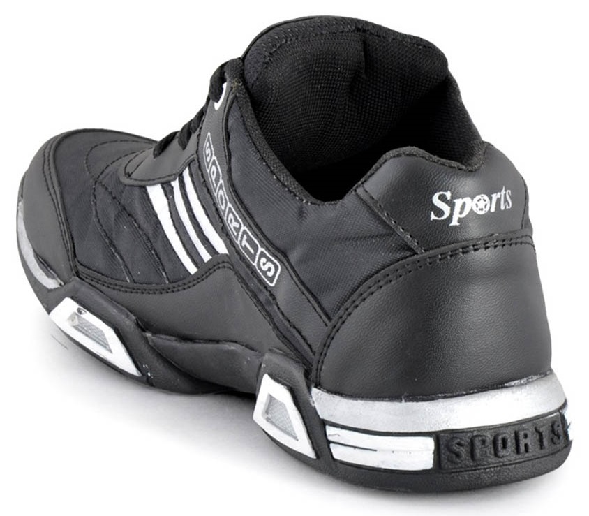 men's speed lace up sneaker in black