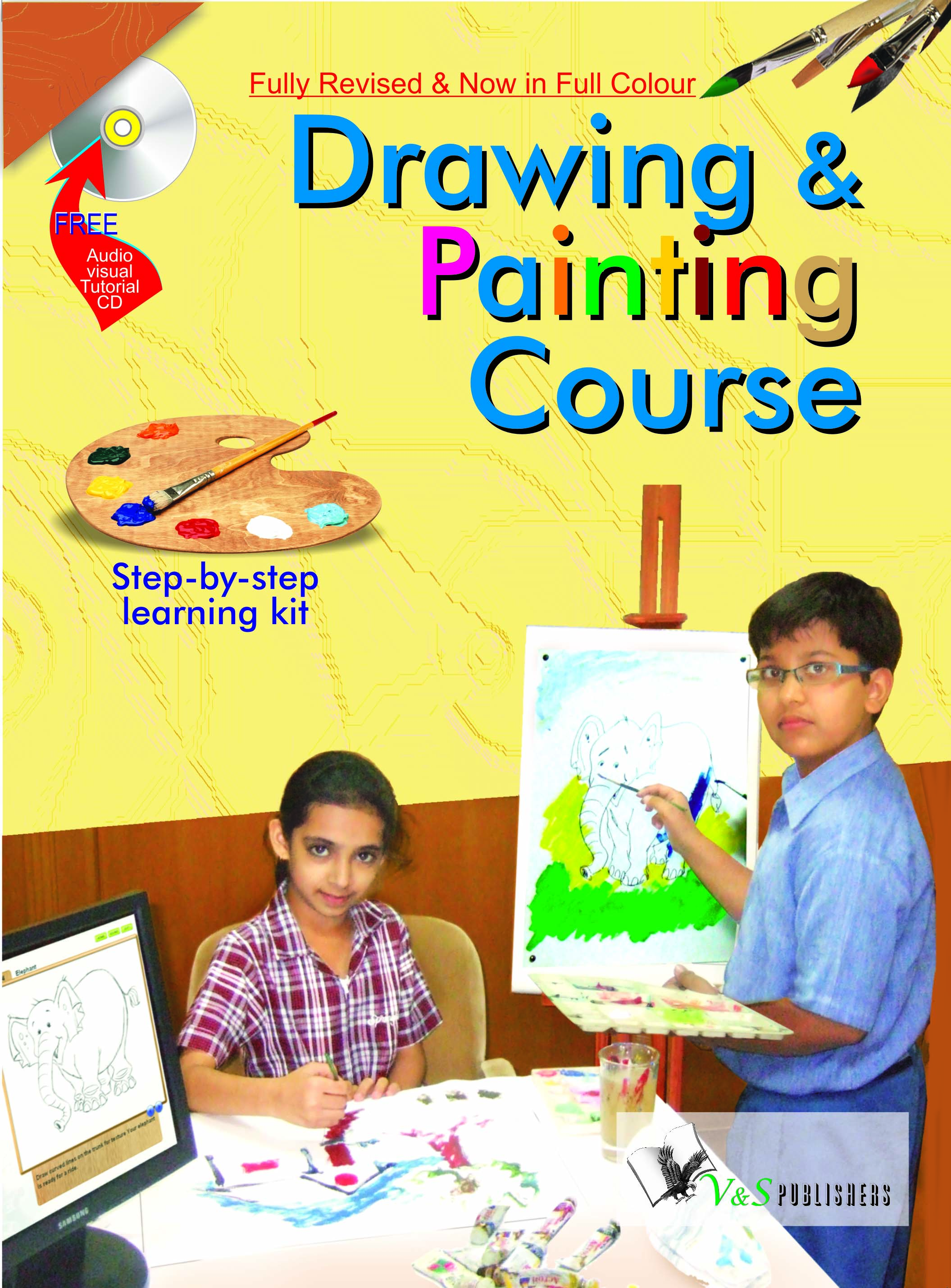 Buy DRAWING PAINTING COURSE (With CD) Online ₹176 from ShopClues