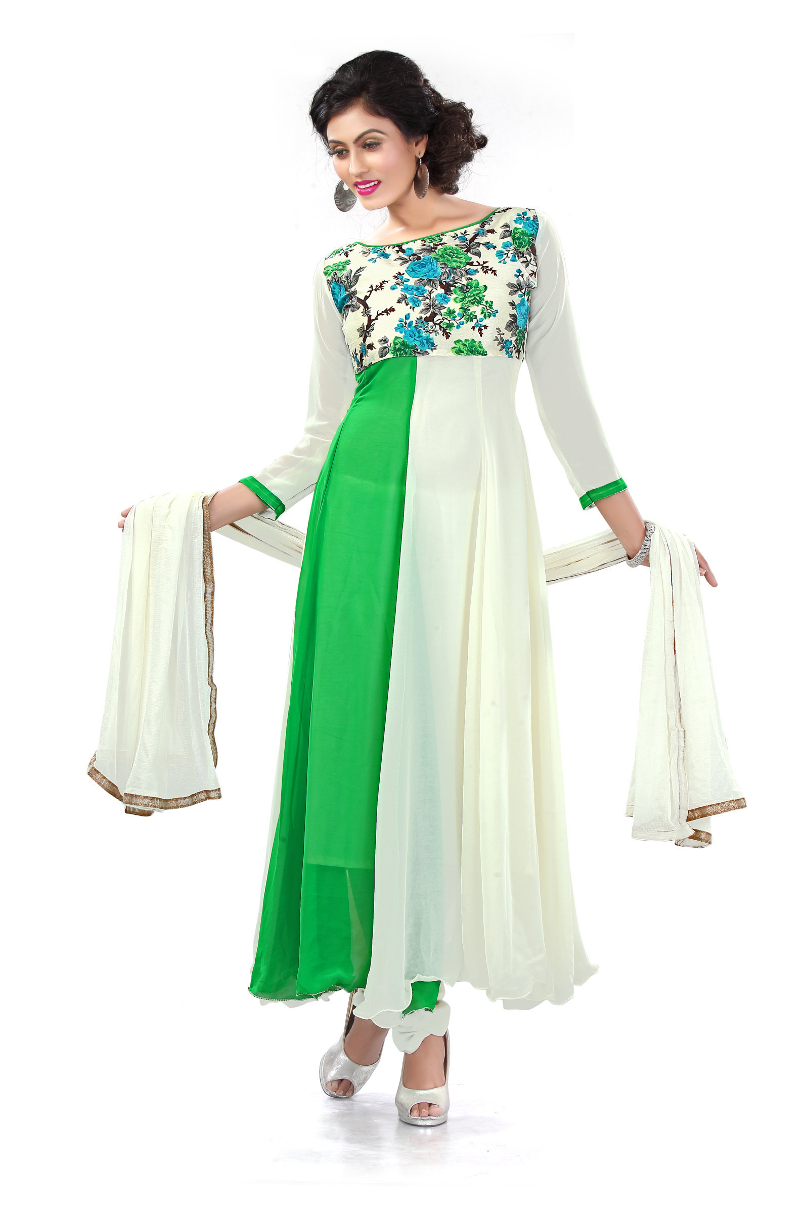 Buy Peacock Designer Lengha Dress Online @ ₹1299 from ShopClues