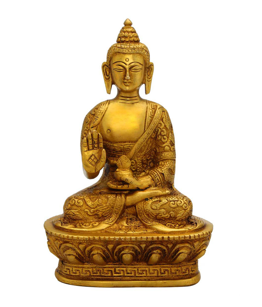 Buy OM Arts Buddha Statue Vitarka Mudra Pose Online @ ₹1530 from ShopClues