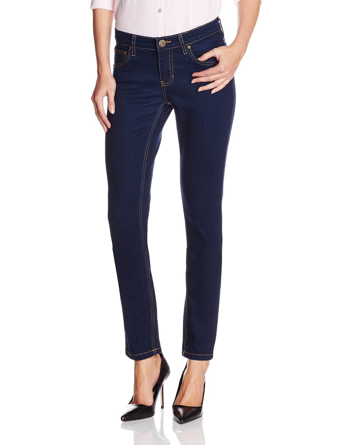 Buy People Womens Slim Jeans( Blue) Online @ ₹750 from ShopClues