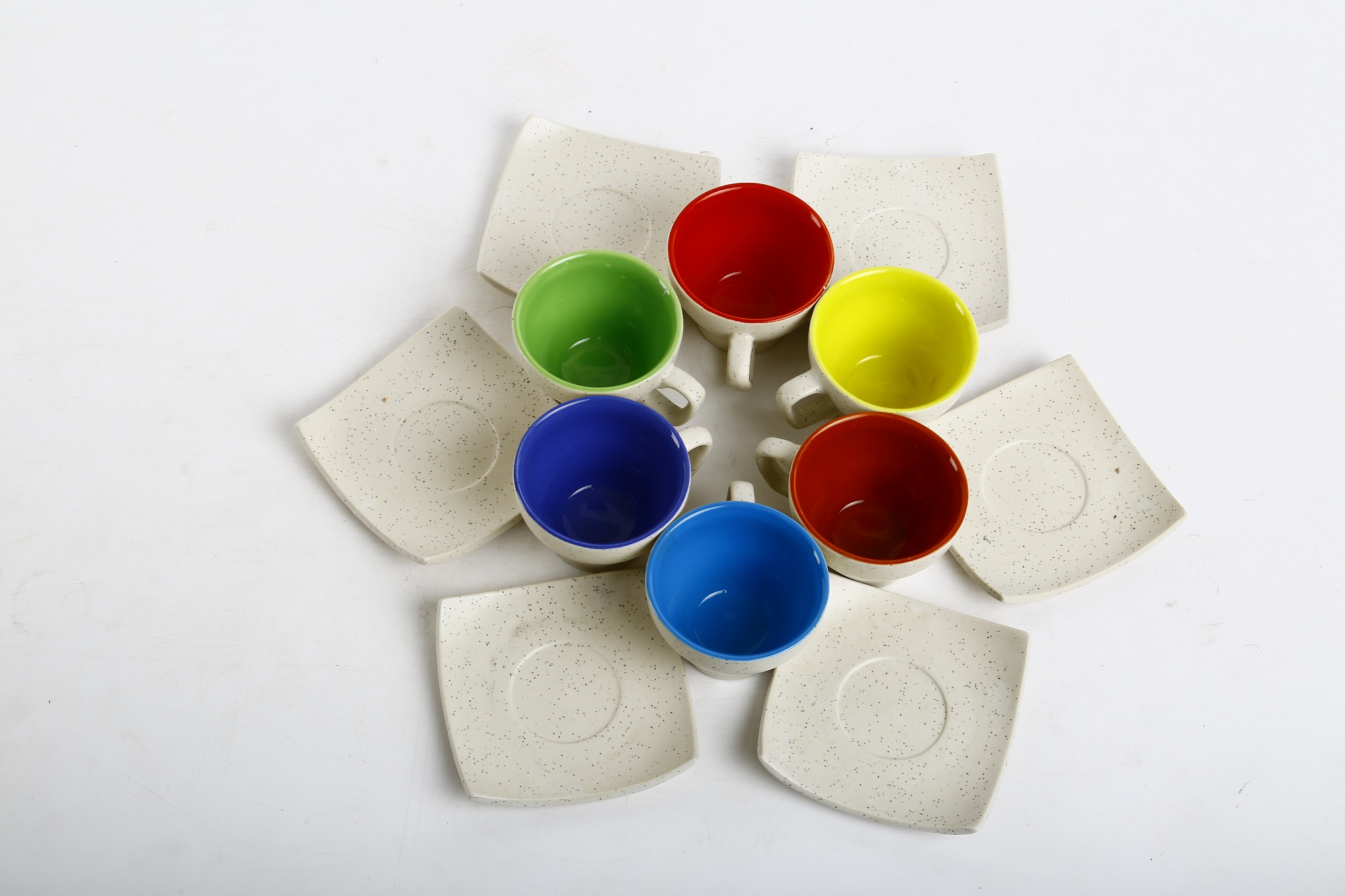 Buy Caffeine Ceramic Handmade Classic Matte Style Basic Square Cup and