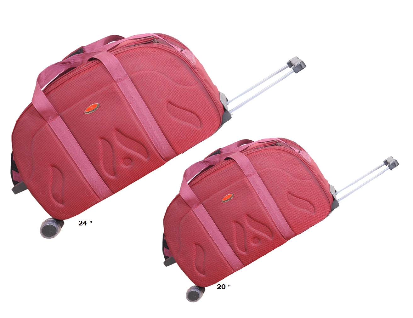 Buy Combo set of 2 Luggage Trolley Bag Online ₹2999 from ShopClues