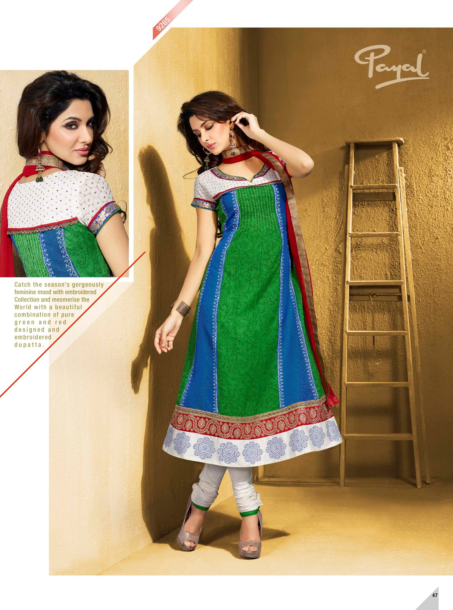 churidar dupatta designs
