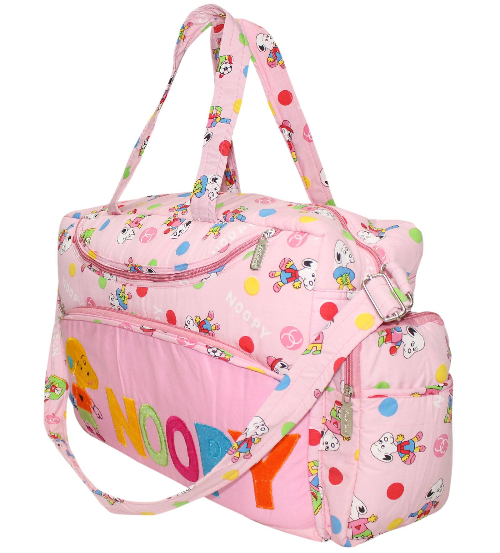 Buy Tumble Pink Noopy Print Baby Diaper Bag Online @ ₹1069 from ShopClues