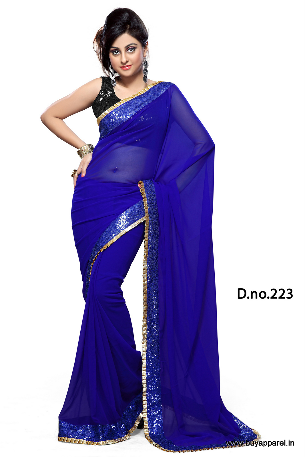 Bollywood Inspired Deepika Badtameez Dil Yeh Jawani Hai Deewani Blue Saree