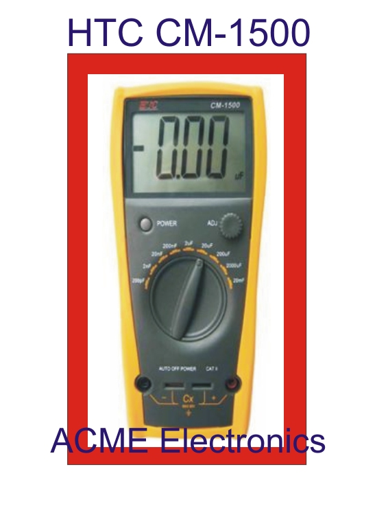 HTC CM1500 DIGITAL CAPACITANCE METER FROM HTC INSTRUMENTS TO TEST