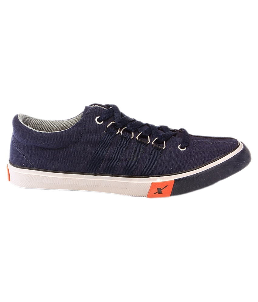 Sparx SC-162 Navy Blue Stylish Canvas Shoes For Men