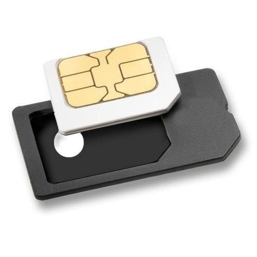 MICRO SIM Card Adapter To Regular SIM Converter iPHONE iPAD Playbook Black