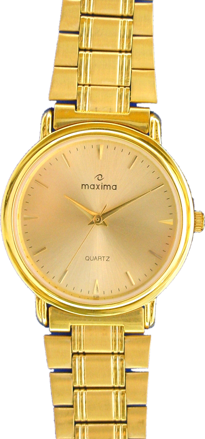 Buy Maxima Quartz Gold Round Men Watch 01121CMGY Online 716 from ShopClues